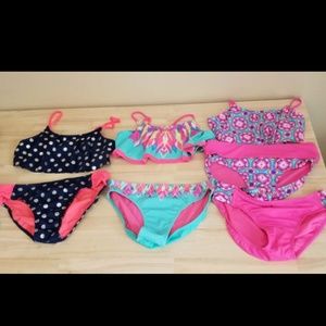 *Bundle*Six Girls Bathing suits